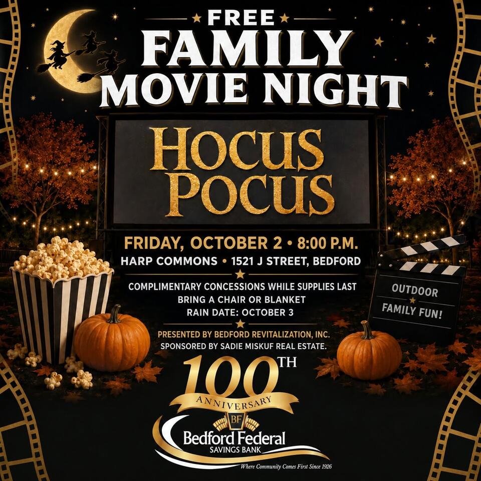 Free family movie night brings ‘Hocus Pocus’ to Downtown Bedford ...