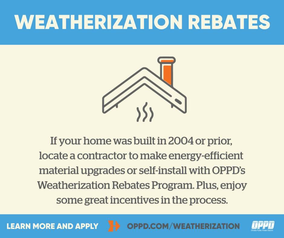 OPPD offers Weatherization Rebates Program - NewsBreak