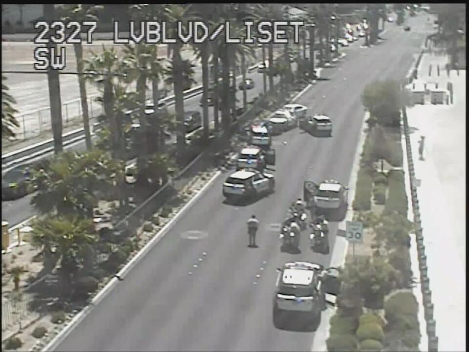 Armed suspect arrested after vehicle chase near Las Vegas Strip, police ...