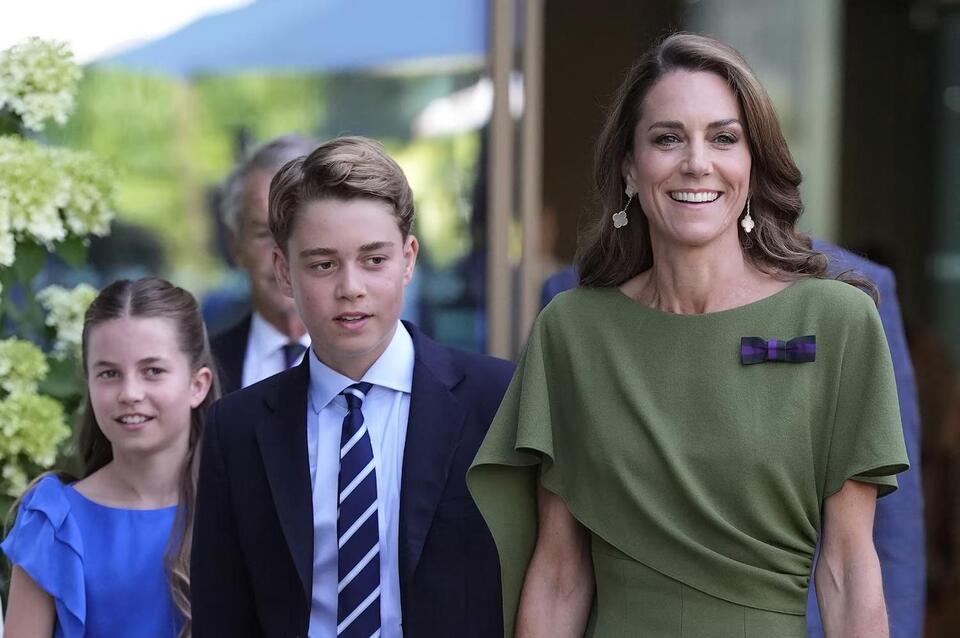 Kate Middleton, Prince William bring Prince George and Princess Charlotte to Wimbledon final
