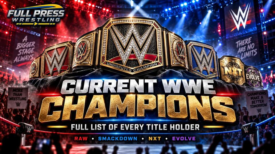 Current WWE Champions: Full List of Every WWE Title Holder - NewsBreak