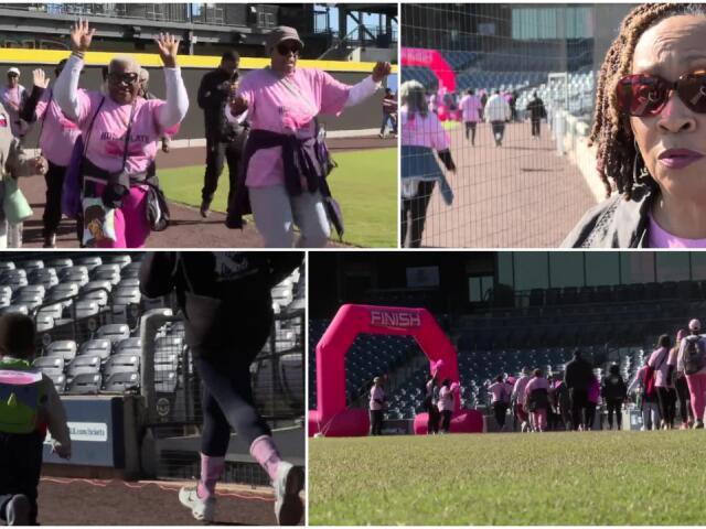 26-year survivor leads breast cancer walk: 'Early detection saves lives ...