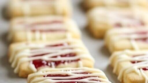 Raspberry White Chocolate Shortbread Looks Bakery-Beautiful - NewsBreak