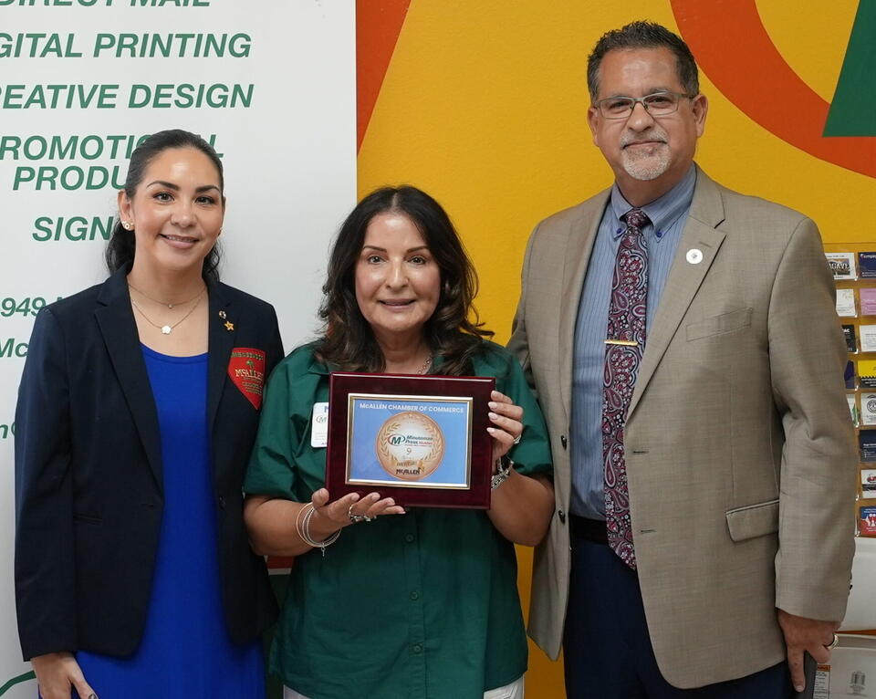 Minuteman Press McAllen owner recognized by chamber
