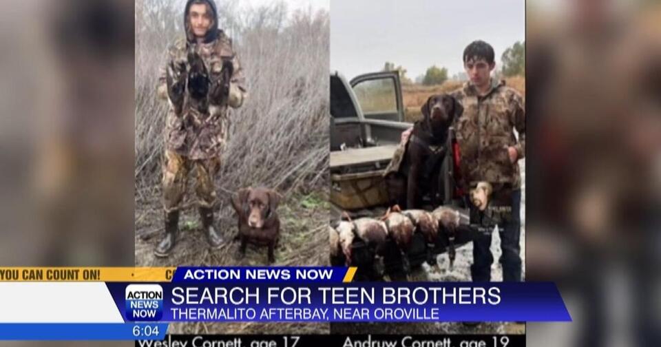 Search continues for two missing teen brothers at Thermalito Afterbay ...