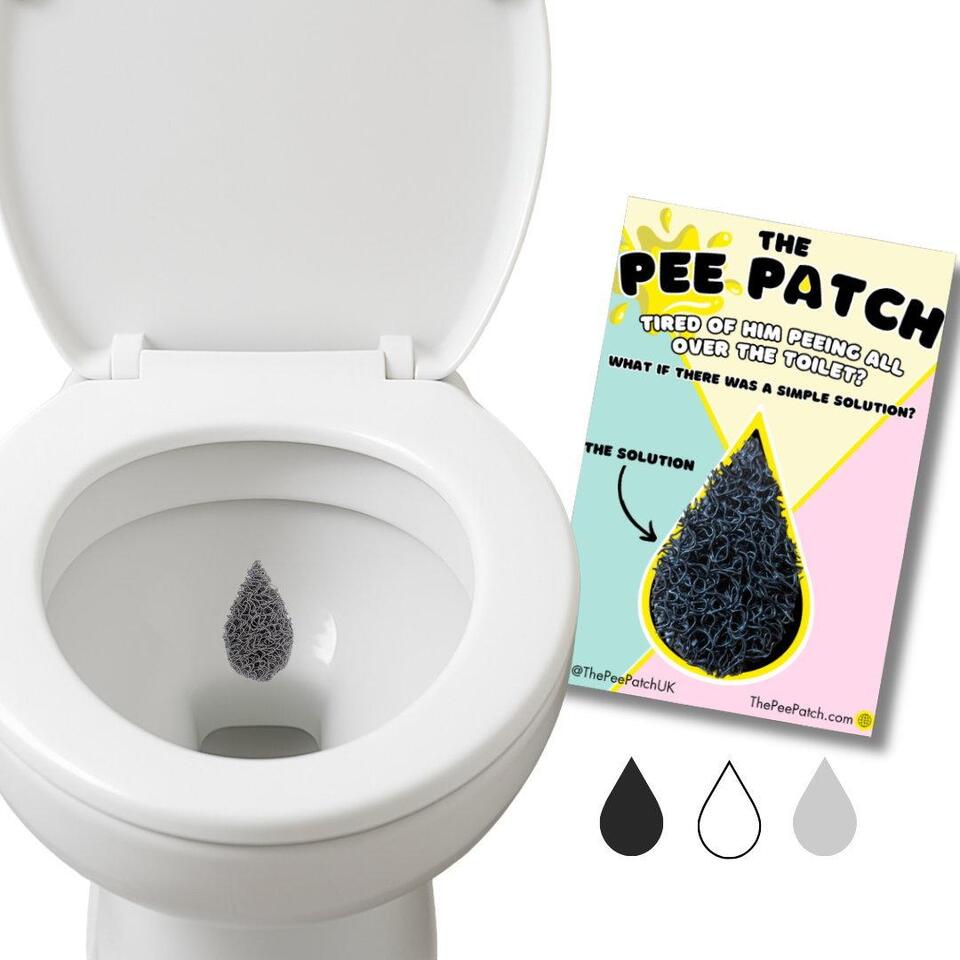 Man invents ‘pee patch’ to stop men splashing urine around toilets ...