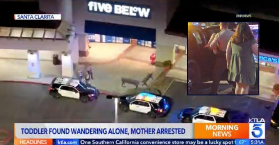 Mom arrested after diaper-clad girl found wandering busy streets ...