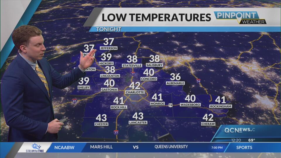 Comfortable fall weather Thursday for the Charlotte area; big cooldown ...