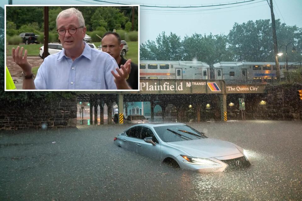 2 dead after car swept away in NJ flash floods — just 11 days after