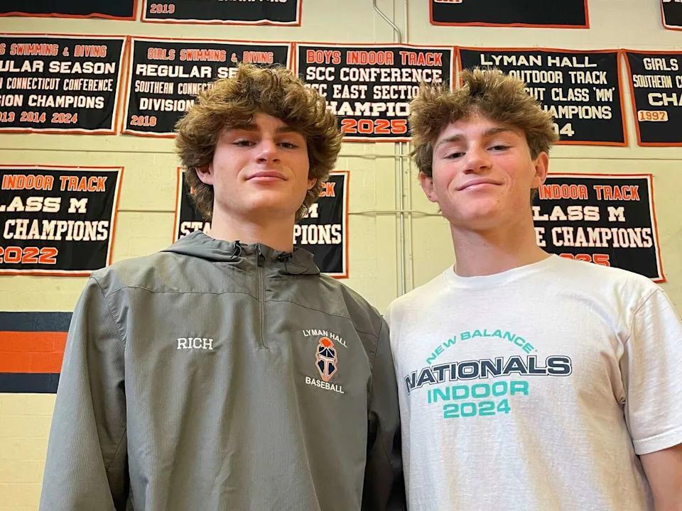 Lyman Hall twins Aaron and Ethan Rich nationally ranked to open indoor ...