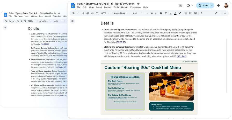 Google Meet can now add screenshots to AI meeting notes