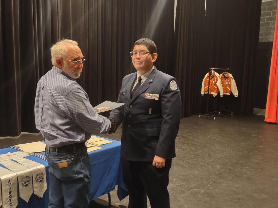 MartinezCardona awarded JROTC bronze medal