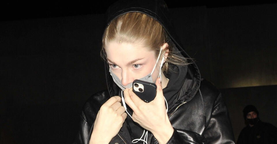 Hunter Schafer Goes Grunge Casual in Sheer Tights, Cutoffs and Rick Owens Sneakers – NewsBreak