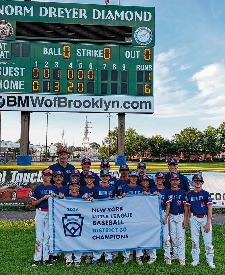 Rockville Centre 12U wins third straight District 30 championship