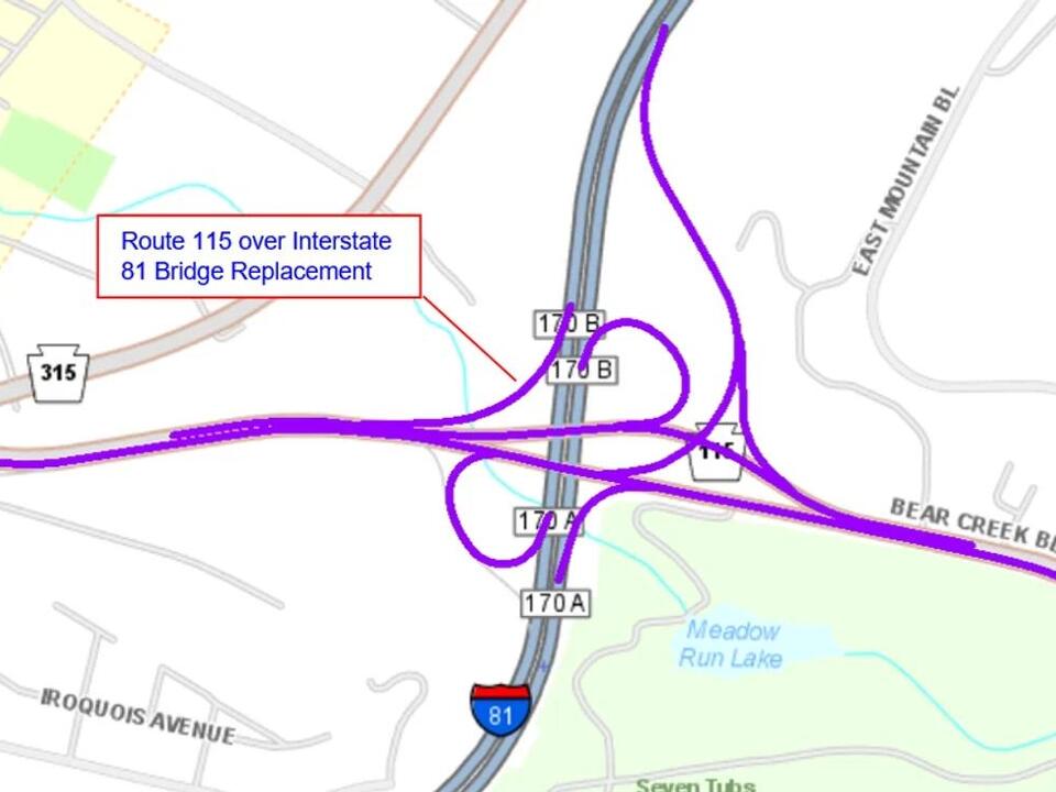 Route 115 Bridge to be Replaced Over I-81