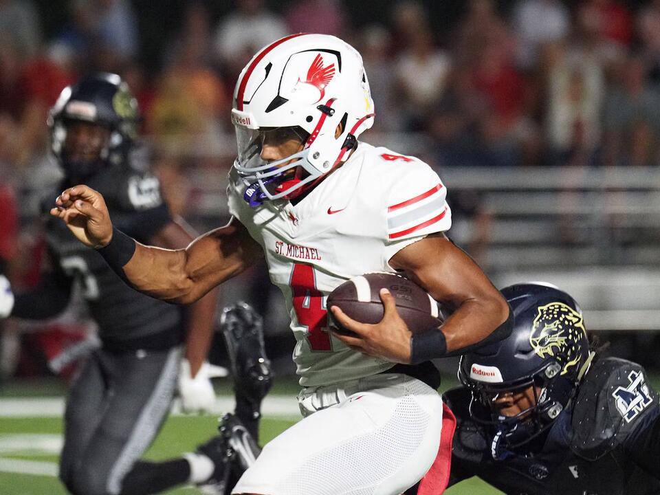 Gunner Rivers almost perfect as St. Michael holds off Mobile Christian