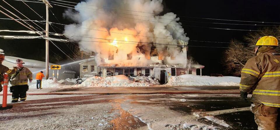 Oswego County firefighters battle blaze for 8 hours; house a total loss ...