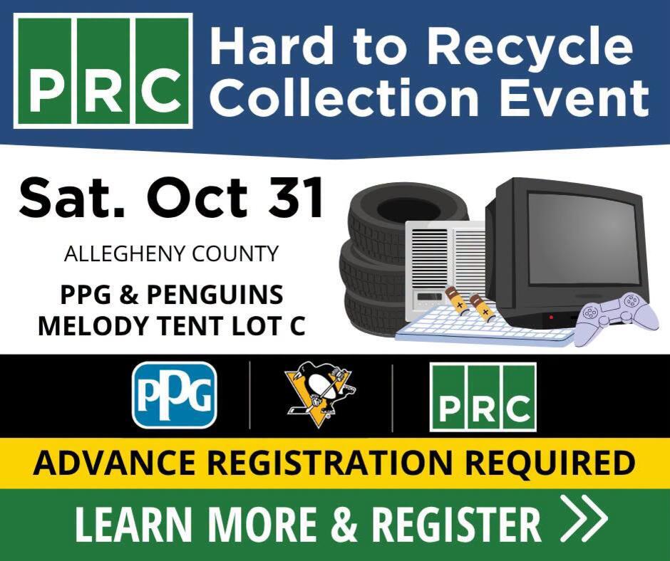 Hard-to-recycle drop-off set for Oct. 31 at PPG Arena - NewsBreak