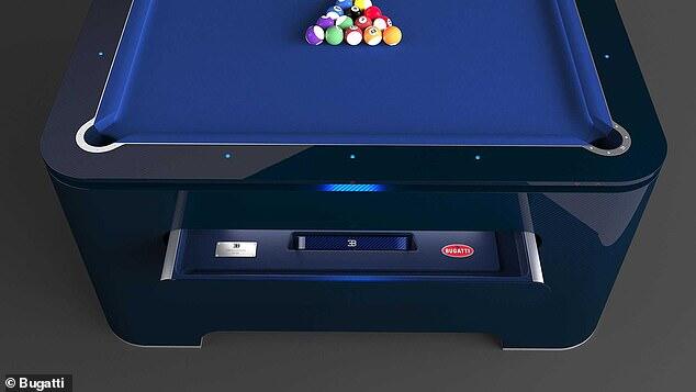 Bugatti reveals the world's most expensive pool table: £217,000 'self ...