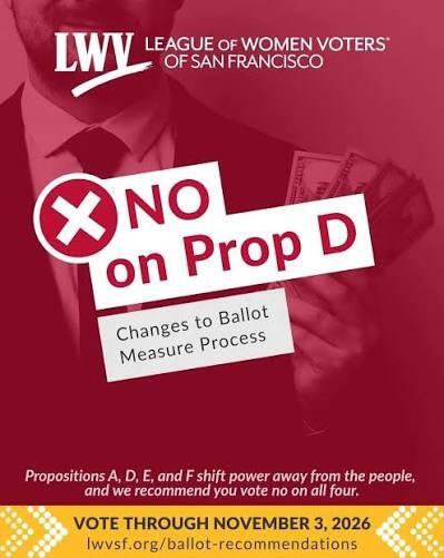 SF Voters Should Reject Prop D