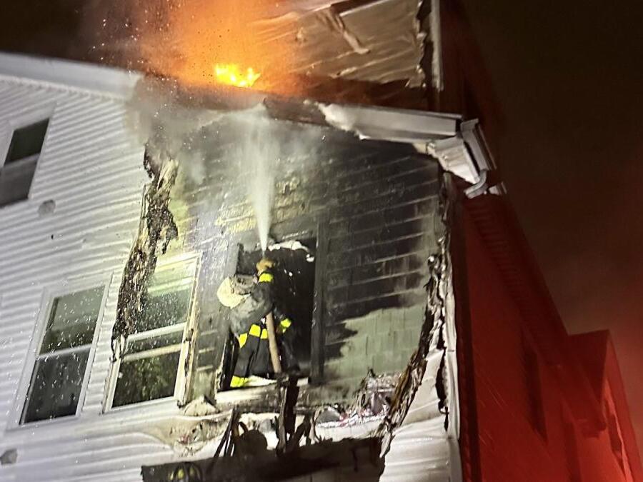 Fire breaks out at Hyde Park home; 2 Boston firefighters taken to hospital
