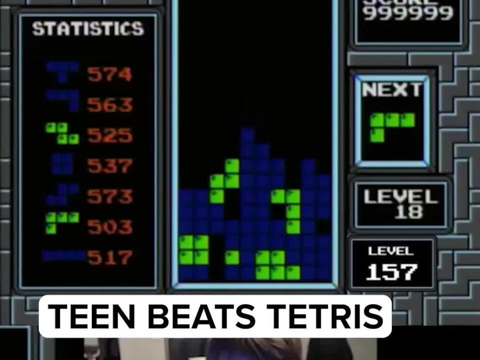 13yearold is first person to beat Tetris