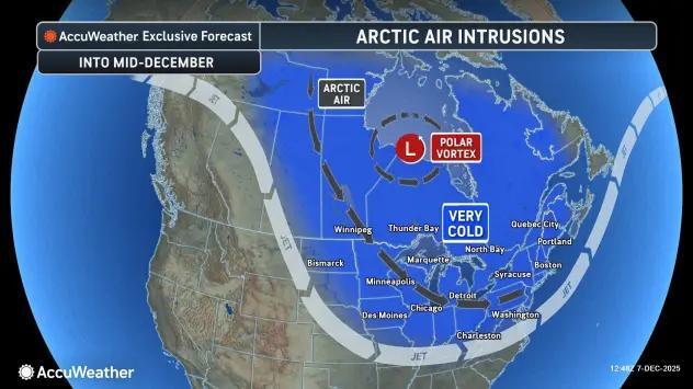 Polar vortex shift poised to unleash more bitter cold across the US ...