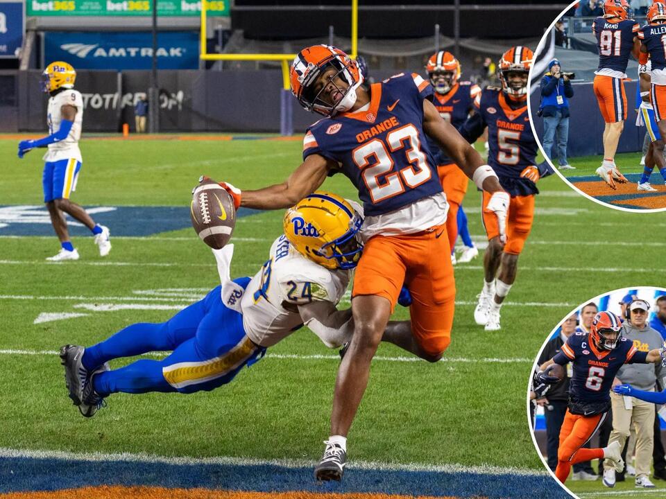 Syracuse uses runheavy, wildcat offense to knock off Pitt at Yankee