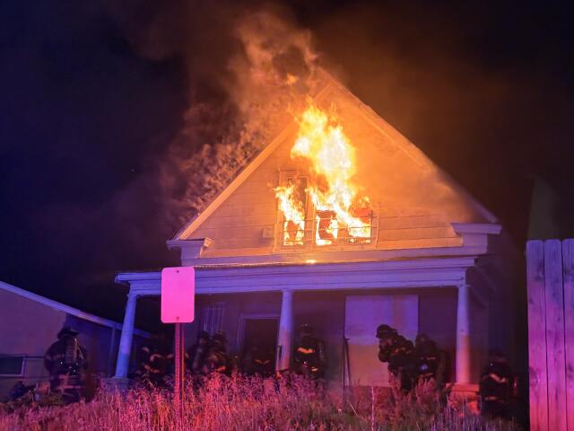 KCFD investigating a two-story house fire in the 2600 block of Prospect ...