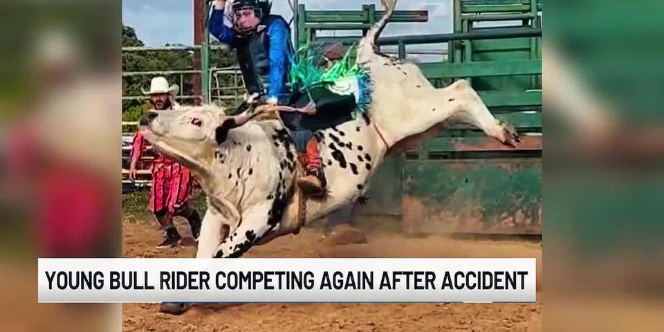 “It’s what I love”: Teen bull rider returns to competition only a few ...