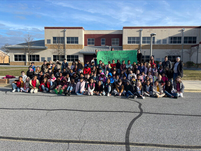 Milford second graders make a difference with trees