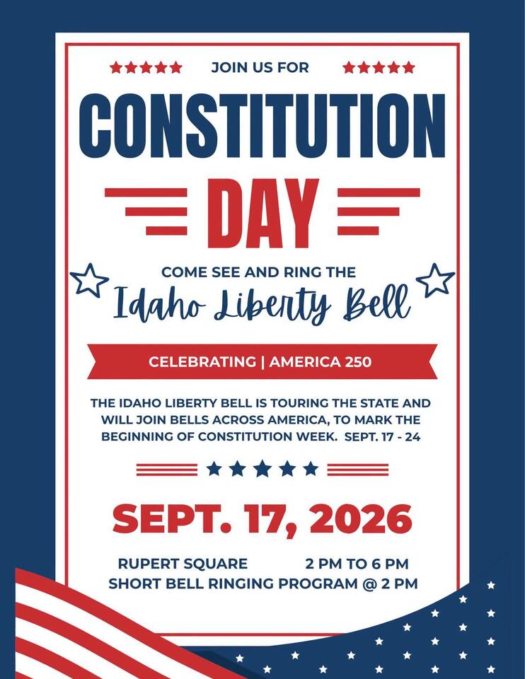 Idaho Liberty Bell visit to Rupert Square Sept. 17 - NewsBreak