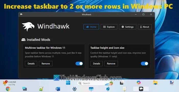How to increase Taskbar to 2 or more rows in Windows 11 - NewsBreak