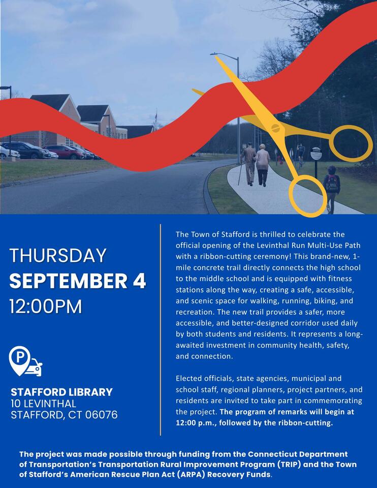 Levinthal Run Multi-Use Path with Ribbon-Cutting Ceremony - NewsBreak