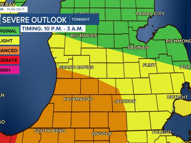 Another round of strong to severe storms possible tonight