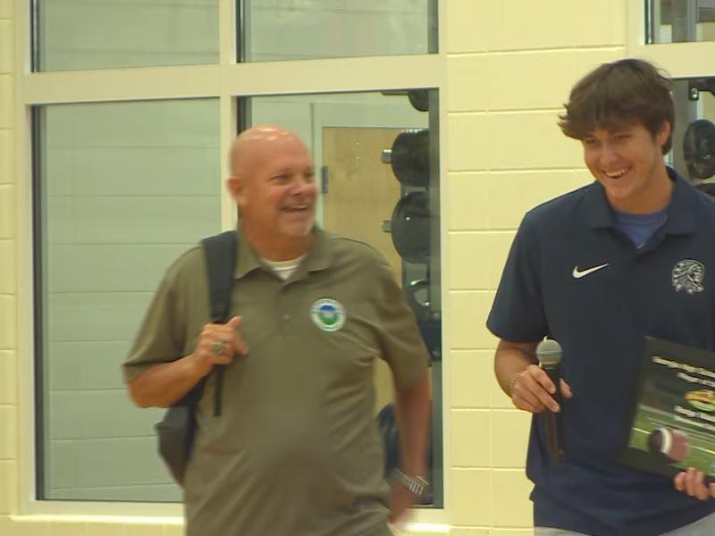 Brookwood quarterback Rodge Waldrop honored as High School