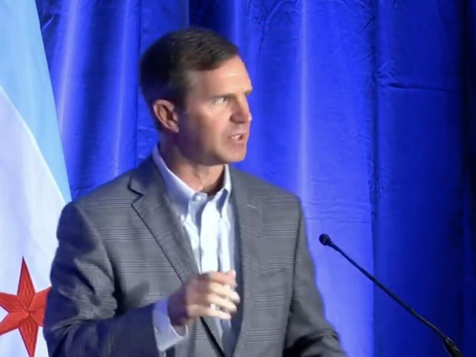 VIDEO Gov. Beshear says Kentucky Democrats win with 'red to pink' strategy