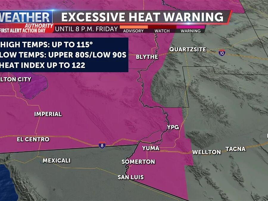 FIRST ALERT ACTION DAY: Tracking heat and high humidity through Friday