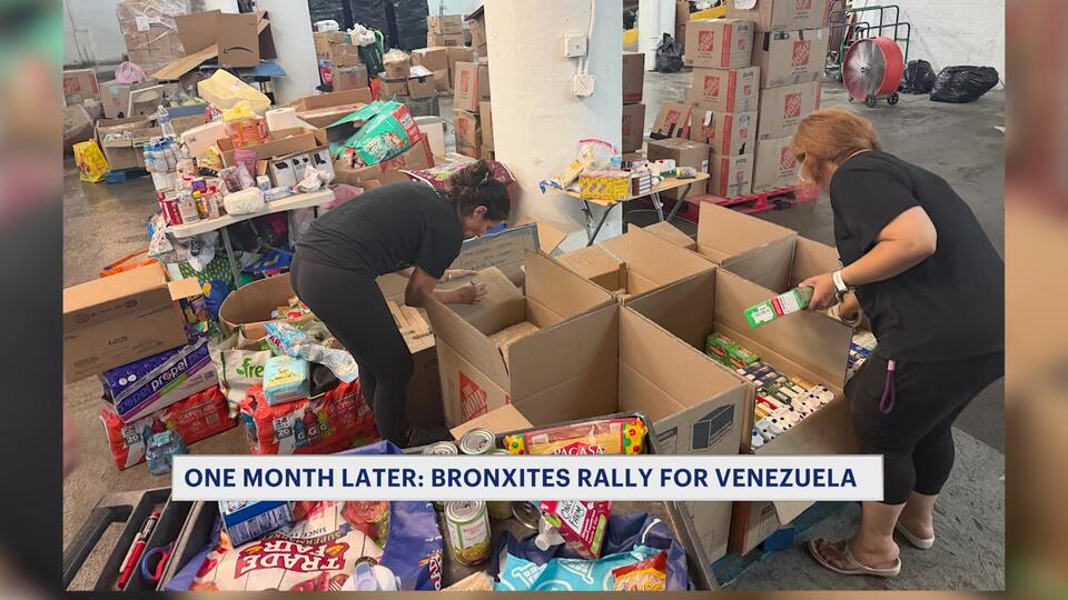 Bronx man's Venezuela relief drive grows 1 month after devastating earthquake