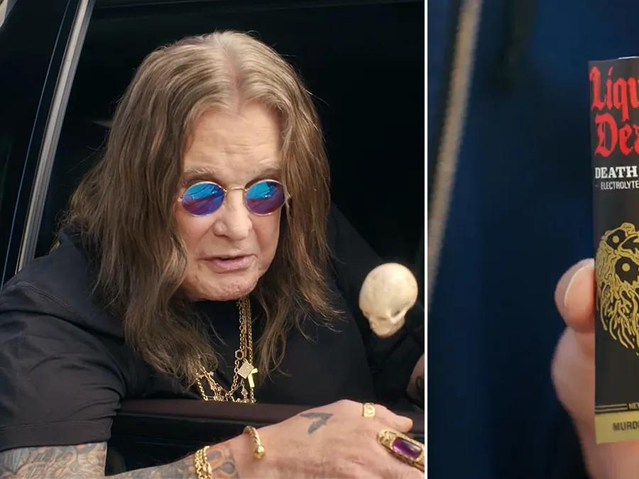 ozzy osbourne warns kids not to snort liquid death
