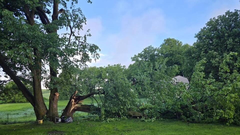 Severe storm damage: 35,000 without power in Twin Cities, train derails ...