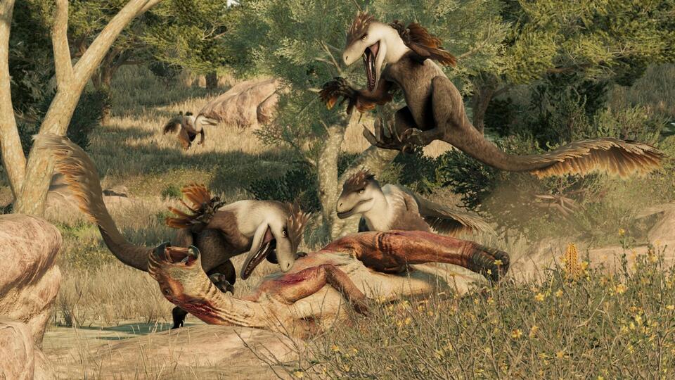Utahraptor’s Cunning Hunt: Outwitting Armored Giants in Ancient ...