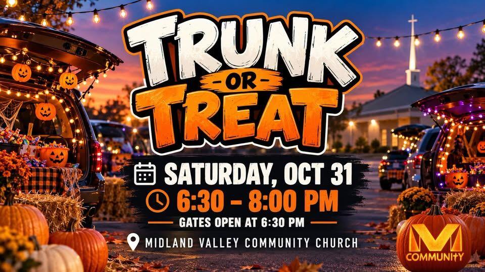 📅 MVC Trunk or Treat on October 31 in Graniteville - NewsBreak