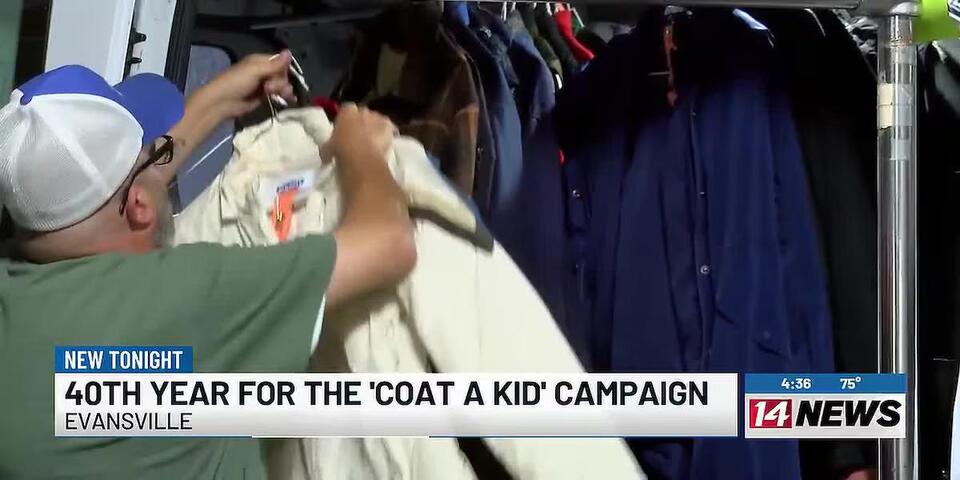 40th annual ‘Coat-A-Kid’ campaign kicks off in Evansville - NewsBreak