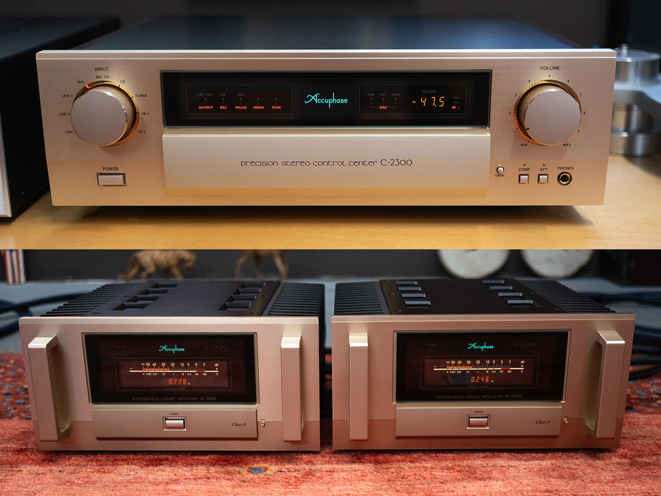 Review: Accuphase C-2300 Preamplifier & A-300 Mono Amplifiers