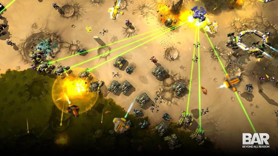 Open source RTS game Beyond All Reason signs publishing deal with ...