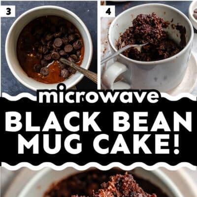Black Bean Chocolate Mug Cake