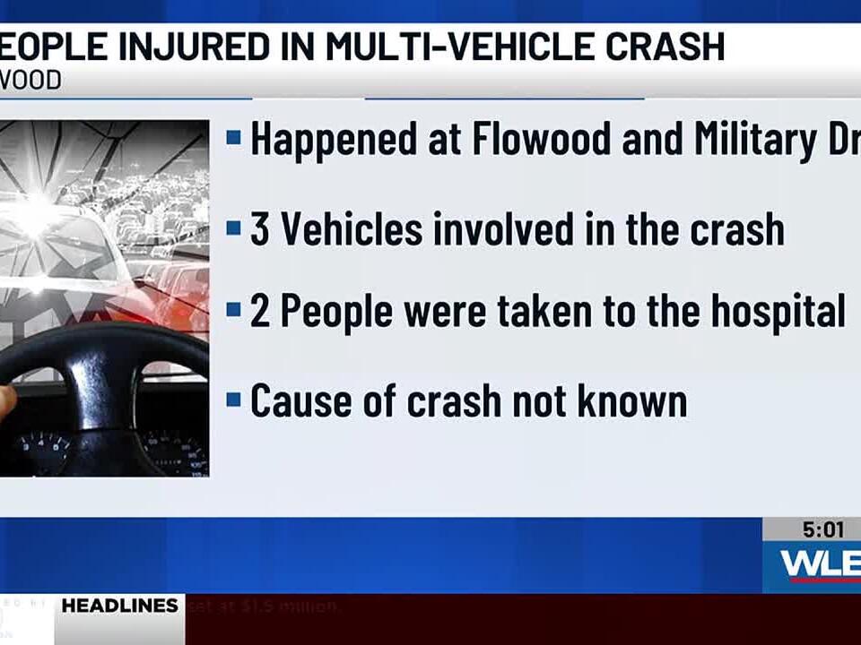 2 injured during multivehicle crash in Flowood