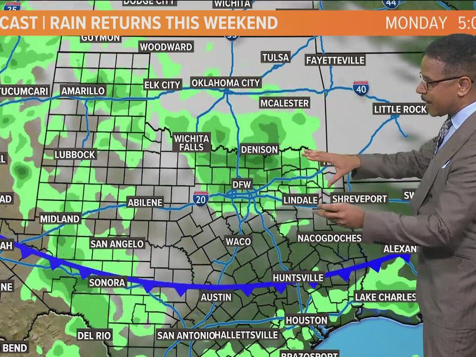 DFW weather: Tracking Monday rain chances in North Texas