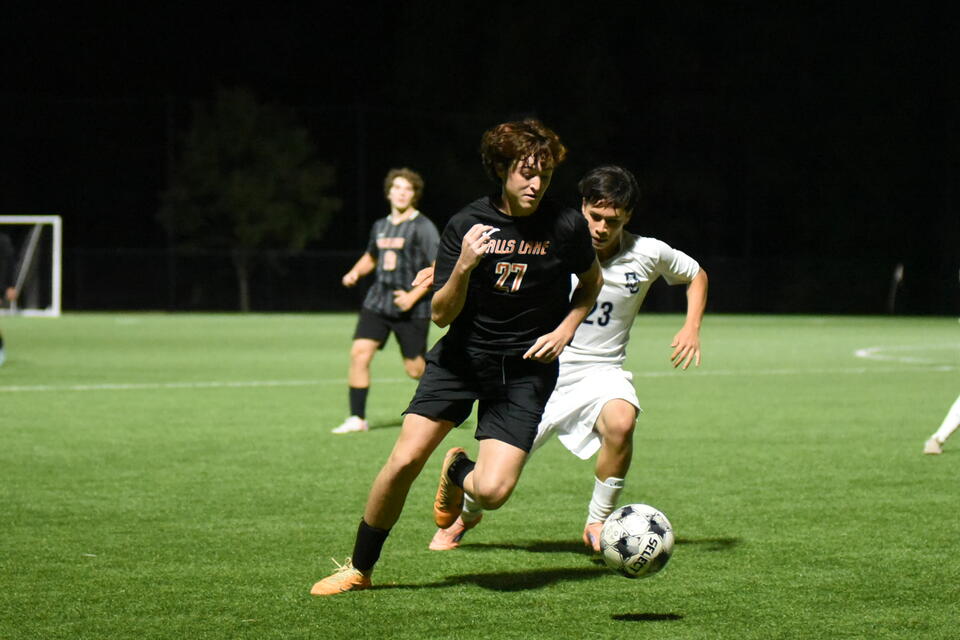 Taking top soccer position